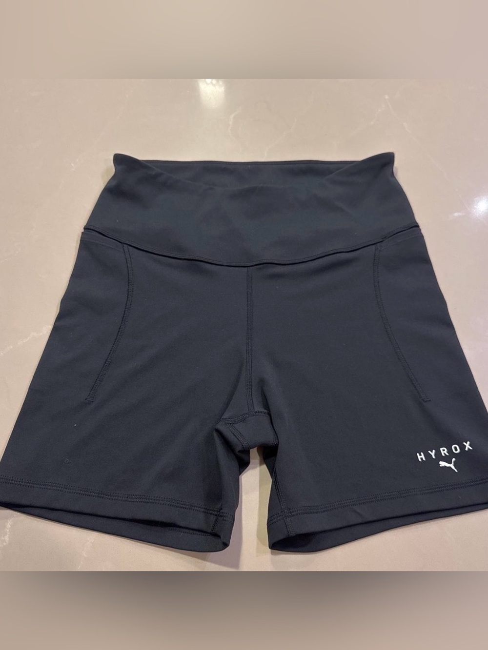 Hyrox High-Waist Black Women’s Training Shorts
